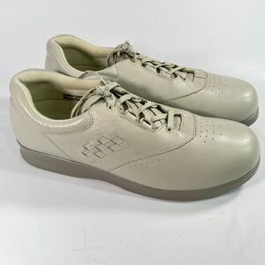 Drew Parade II Walking Shoes Women 11 M Bone Leather Lace Up Orthopedic 10295-32
